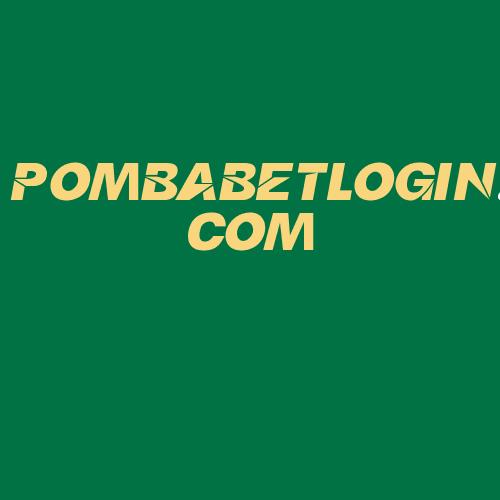 Logo da POMBABETLOGIN